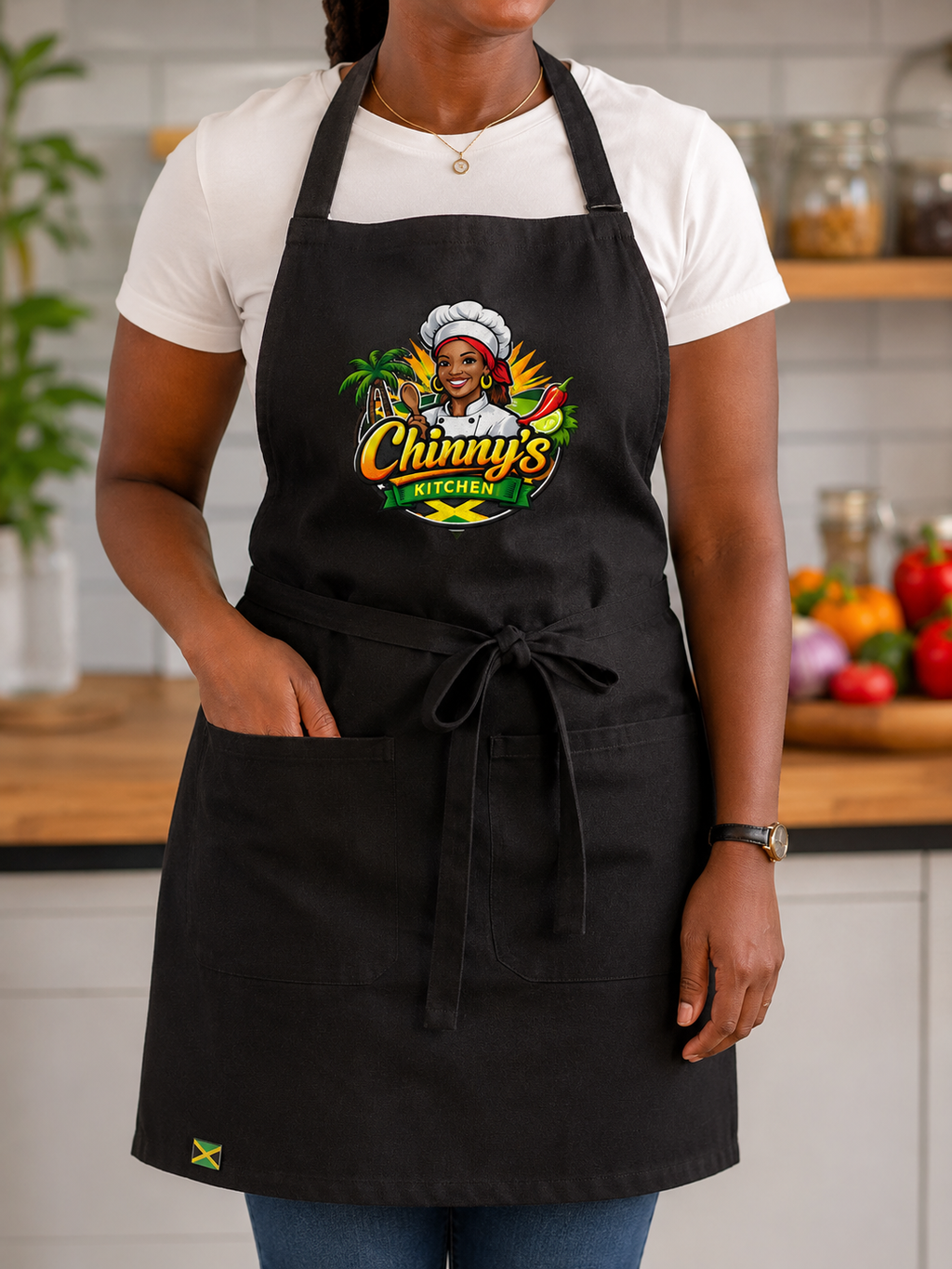 Chinny's Kitchen Signature Chef Apron — Coming Soon