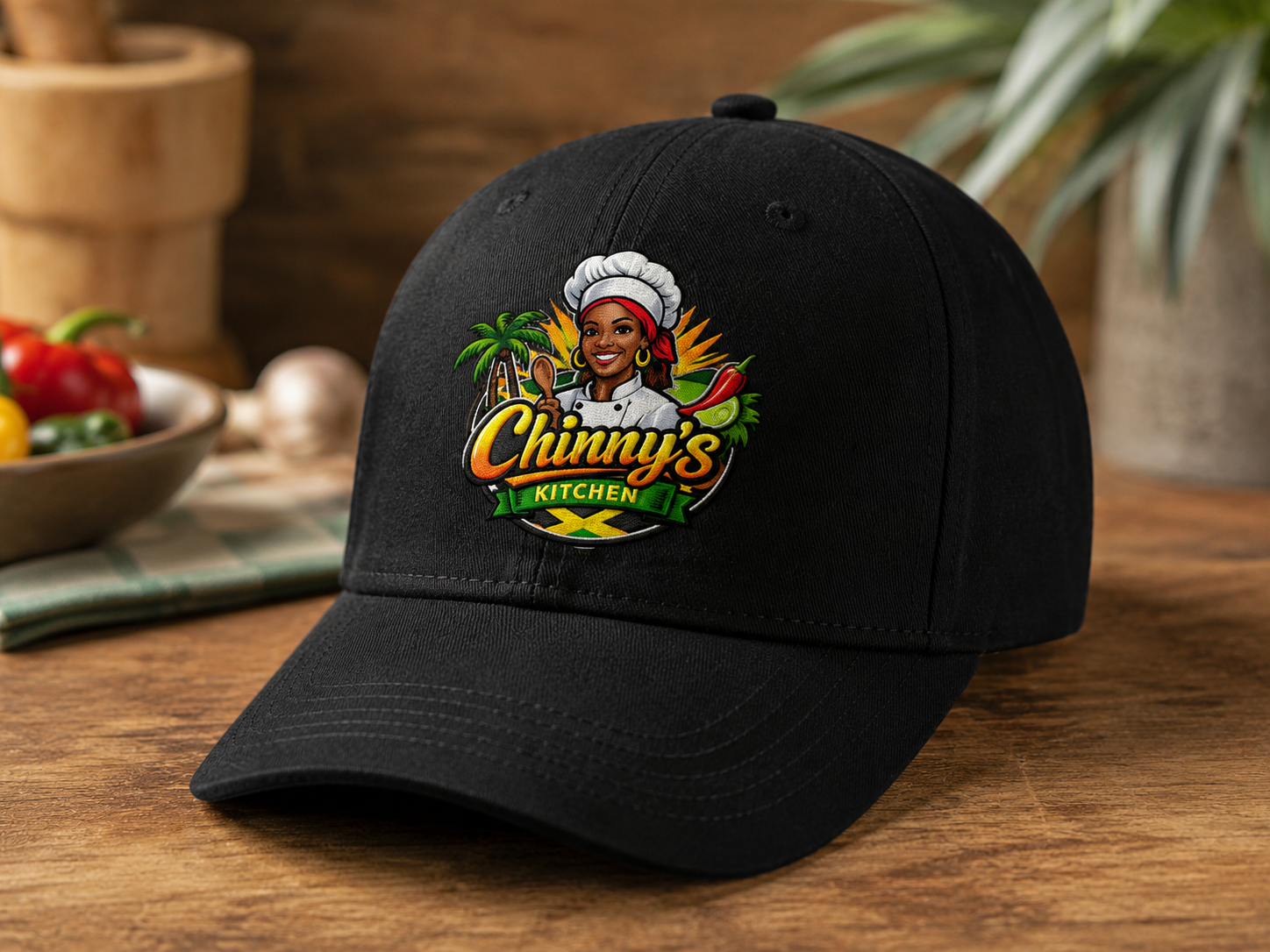 Chinny's Kitchen Logo Cap — Coming Soon